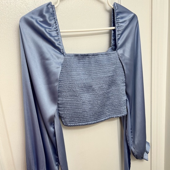 UO Maya Smocked Tie-Back Top - Picture 11 of 11